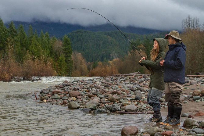 Guided Fishing Adventure in Whistler - Learning to fly fish with Matt, Cole, or Dawson