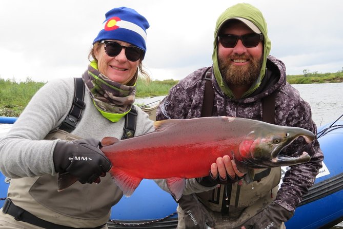 Half-Day Alaska Private Fly Fishing Trip - Reaching Willow from Anchorage