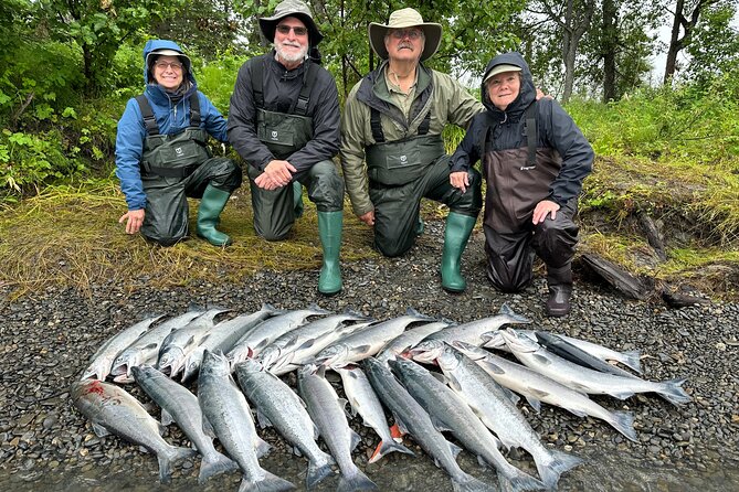 Half day Alaska Salmon Fishing on the Kenai Peninsula - Gear is supplied, but your clothing still matters