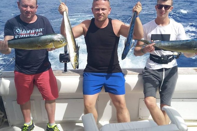 Half Day Big Game Fishing private charter - The catch can range from mahi mahi to no fish