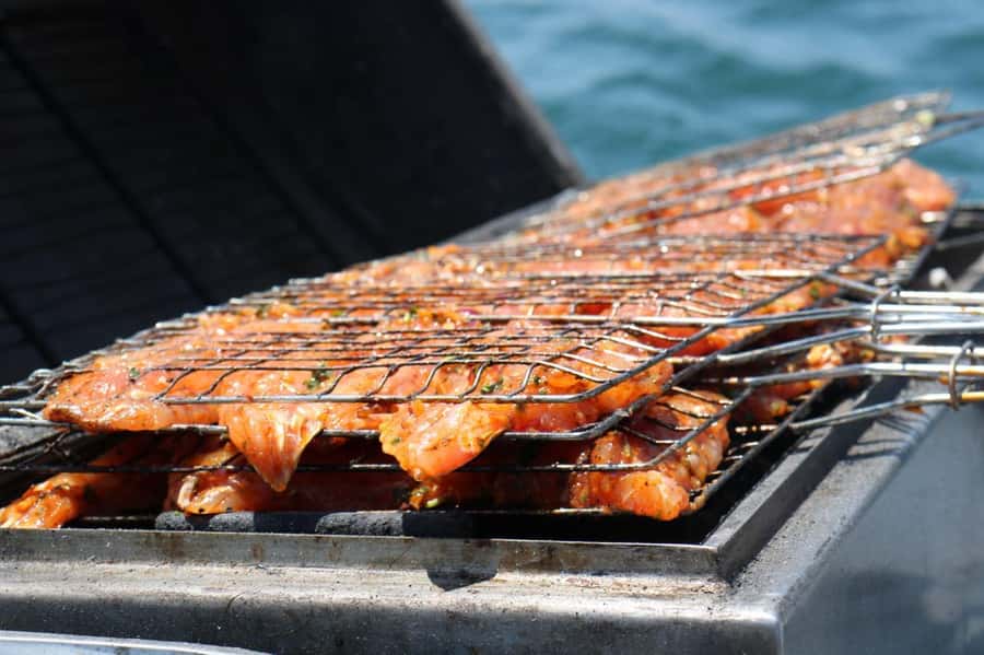 Half-Day Boat Trip in Agadir: Fishing, Fish BBQ & Swimming - Swimming in clear Atlantic water