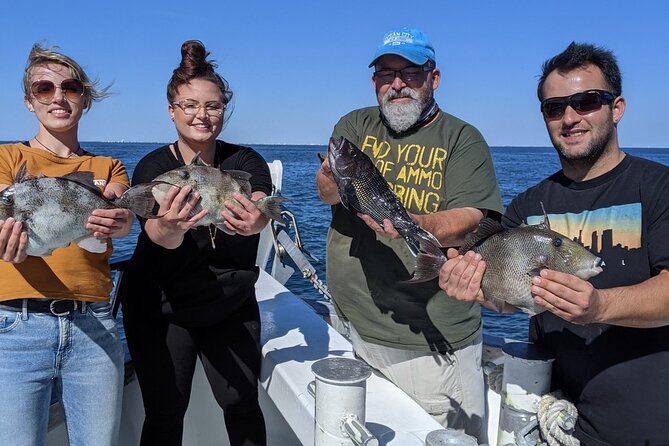 Half Day Fishing Experience in Cape May - The tradeoff of a large shared boat
