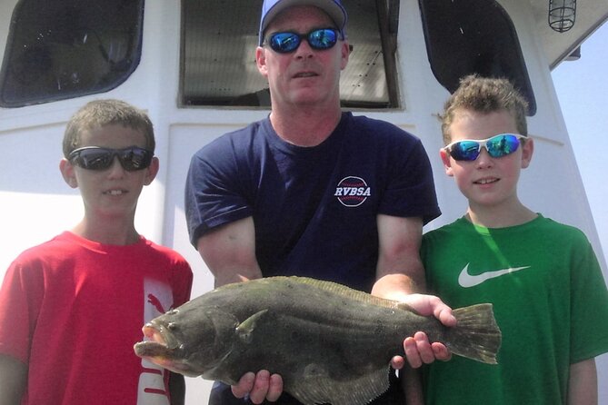 Half Day Fishing Experience in Cape May - Getting aboard the 75-foot fishing boat