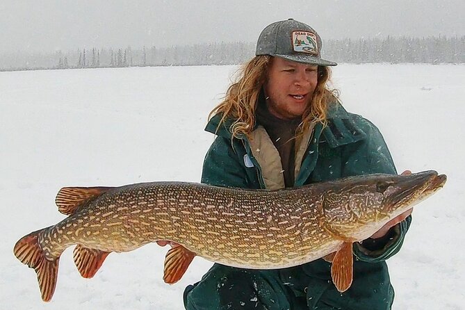 Half Day Private Guided Ice Fishing Trip in the Yukon - Kyle’s instruction suits beginners and families