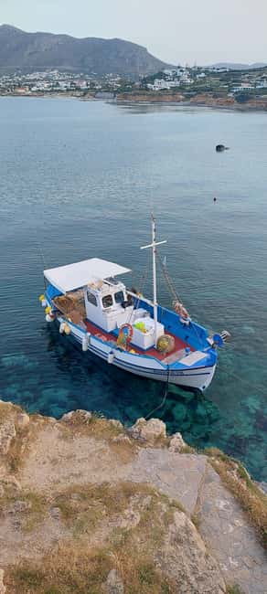 Hersonissos: Agapi Fishing Trips Sunset Cruise - Setting the nets the traditional way