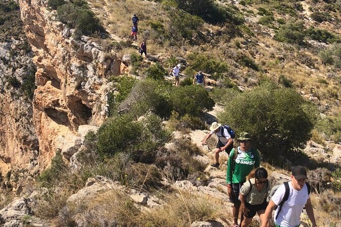 Hiking Cliffs & Old Fishing Trails around Moraira OFFICIAL GUIDE - Cala Llebeig and the old fishing shelters