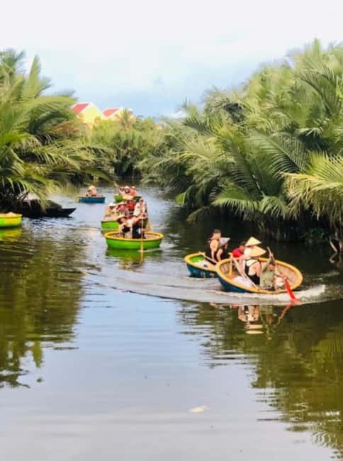 Hoi An: Coconut Basket Boat Ride and Fishing Experience - Entering the coconut waterways by basket boat