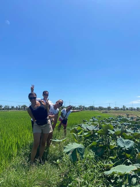 Hoi An: Cycling - Water Buffalo Riding Farming and Fishing - Cooking banh xeo and making fresh rice milk