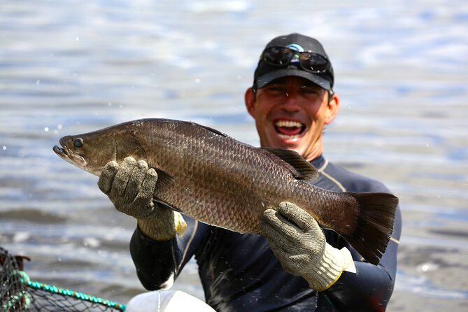 Hook-A-Barra Fishing and Farm Activity - Fishing for a barra in the big pond