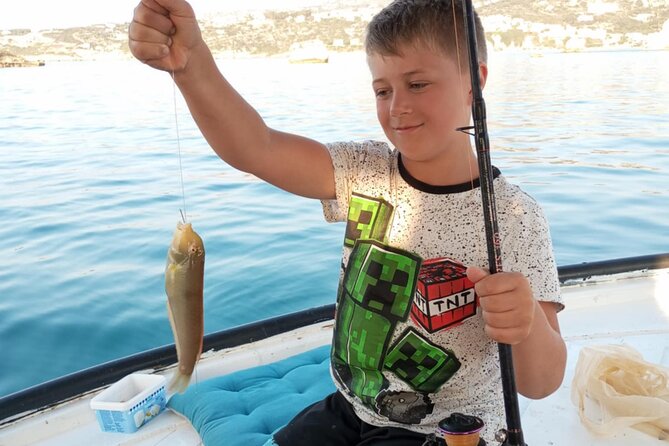 Hook Your Adventure Now with Chania Rod Fishing Experience - A boat morning with breakfast, fruit, and drinks