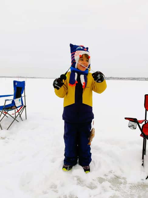 Ice Fishing Adventure in Levi with Salmon Soup - Who will enjoy this outing most