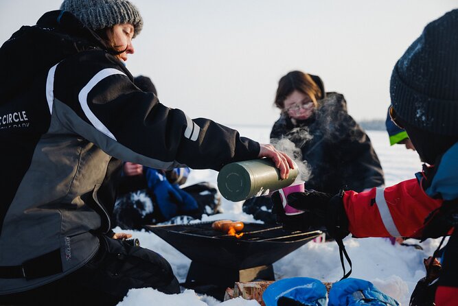 Ice Fishing and Snowmobile Safari Combo in Lapland - Meeting points, timing, and cancellation rules