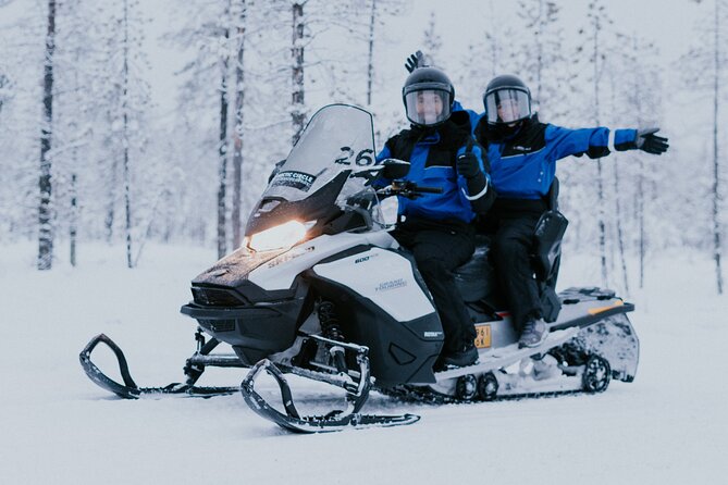 Ice Fishing by Snowmobile in Levi - Starting at Arctic Circle Snowmobile Park