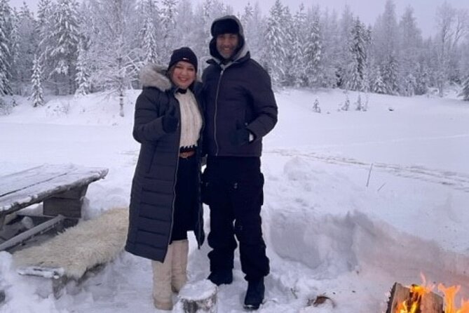 Ice fishing experience - A sledding hill for younger children