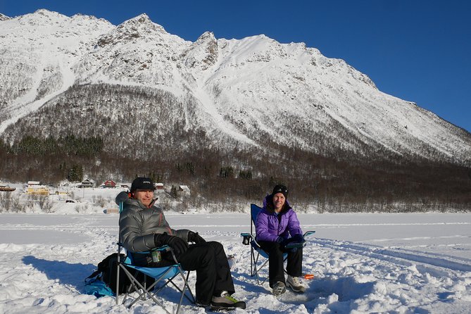 Ice Fishing On The Fjord - Walking Down to the Frozen Sea