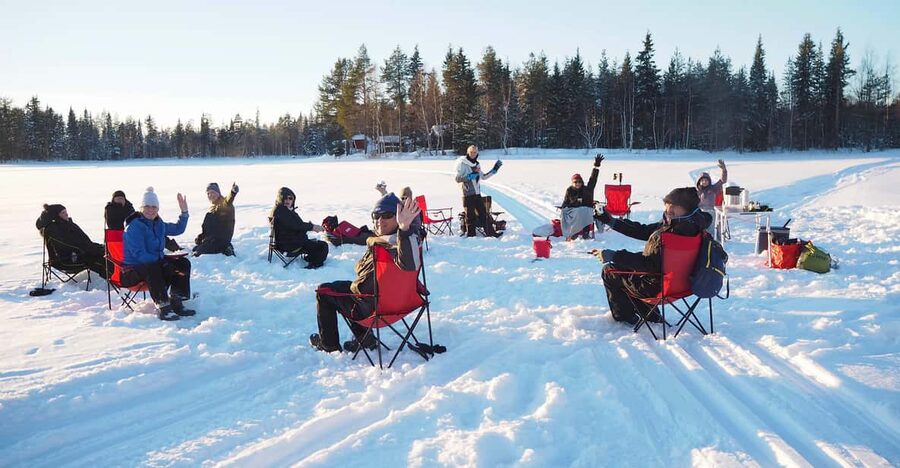 Ice fishing program in Lapland - What the three hours actually give you