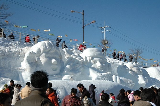 Ice Fishing Tour - Hwacheon Sancheoneo Ice Festival Day Trip from Seoul - Cooking your trout at the festival