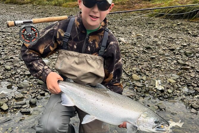 Icy Strait River Fishing & Wildlife Search - Rain, river levels, and the right clothing