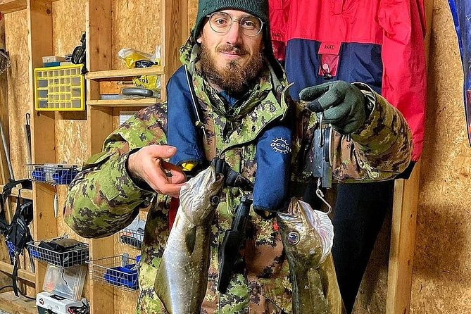 Inshore fishing in the Drangefjord - Starting at the small village of Drange