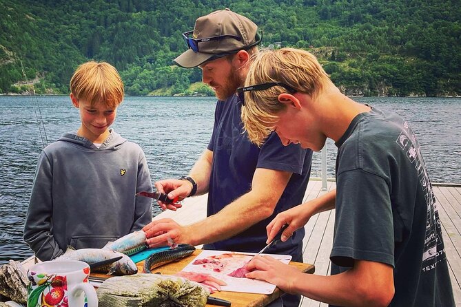 Inshore fishing in the Drangefjord - Learning pots, troll nets, and local methods