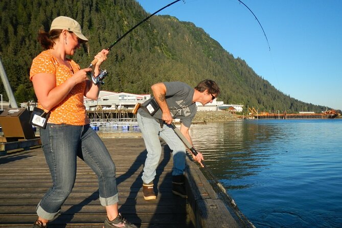 Juneau Shore Fishing for Alaskan Salmon - From the Goldbelt Tram to the Gearshack