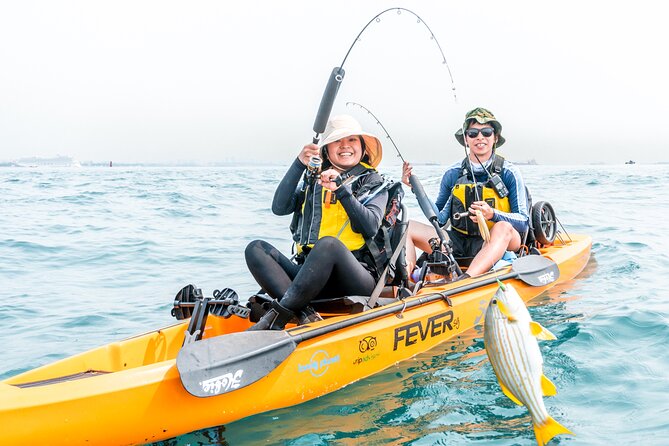 Kayak Fishing in Singapore, Sentosa, East Coast: Day, Sunset & Night Adventures - Palawan Beach and the return to Sentosa