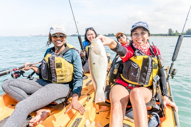 Kayak Fishing in Singapore, Sentosa, East Coast: Day, Sunset & Night Adventures - Heat, timing, and what to bring