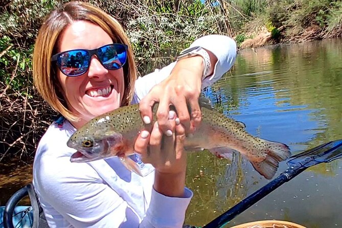 Kayak Fishing on the Verde 4hr Cottonwood, AZ 20Min From Sedona - Equipment Included, License Not Included