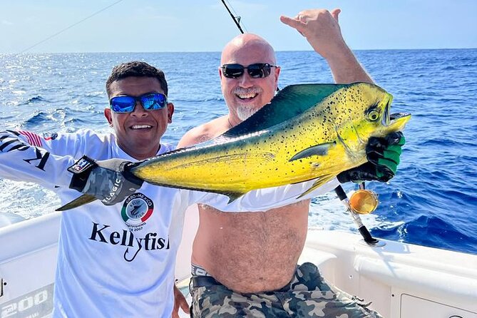 Kellyfish Cabo Sportfishing (Our bigger boat!) - Fishing with rods, reels, and a bilingual captain