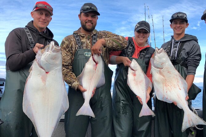 Ketchikan Halibut Hunt Fishing Adventure & Wildlife - Top Rated - Fishing for halibut, cod, rockfish, and sharks