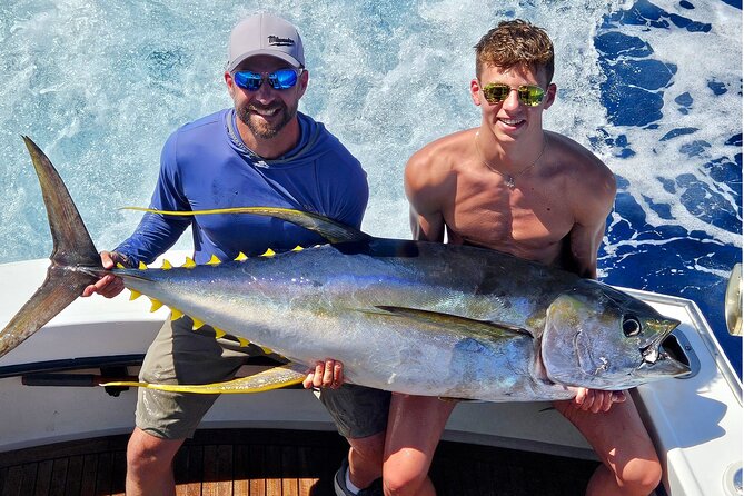 Kona Hawaii Deep Sea Fishing Escapade on the Bite Me 6 - Catching bait before the bigger fish