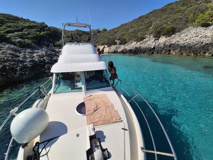 Korčula: Family Fishing & Snorkeling Private Boat Trip - Setting out aboard a boat built for comfort