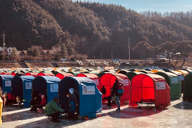 Korea Winter Ice Fishing Festival (Pyeongchang Trout Festival) - The 11:30 ice-fishing session