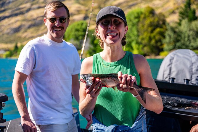 Lake Hāwea: 6 hour Fishing Adventure by Boat - Quiet water beneath Isthmus Peak