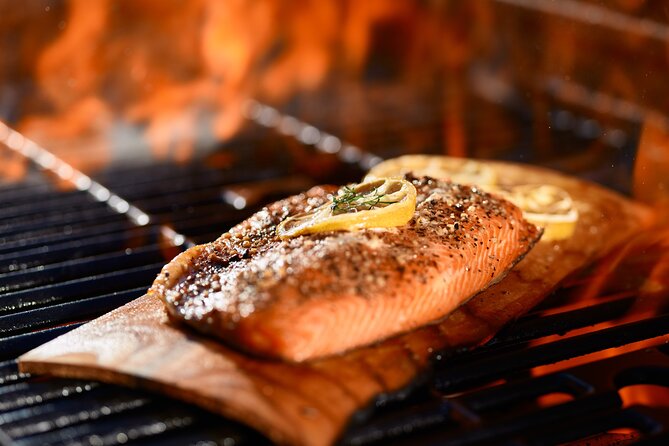 Lapland Ice Fishing Experience from Rovaniemi - Campfire food beside the frozen lake