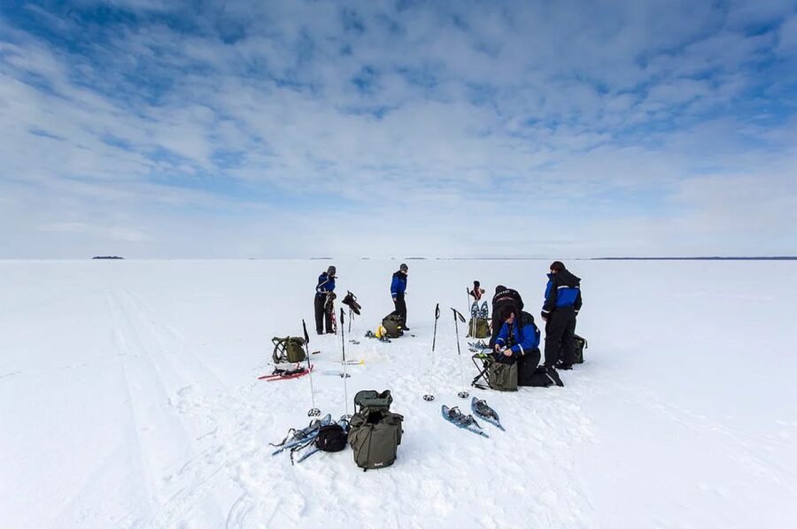 Lapland: Ice Fishing, Floating & BBQ Snow Adventure - A full Arctic day for $281