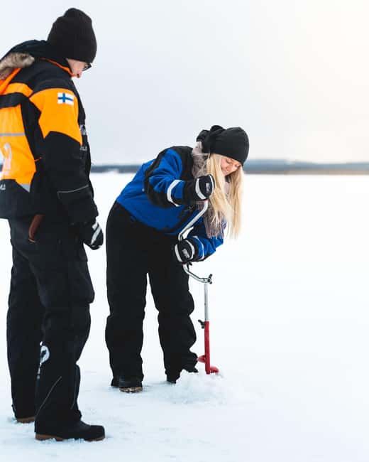 Levi: A fun Ice Fishing Experience in Levi, 3 HOURS - How this compares with a typical Lapland outing