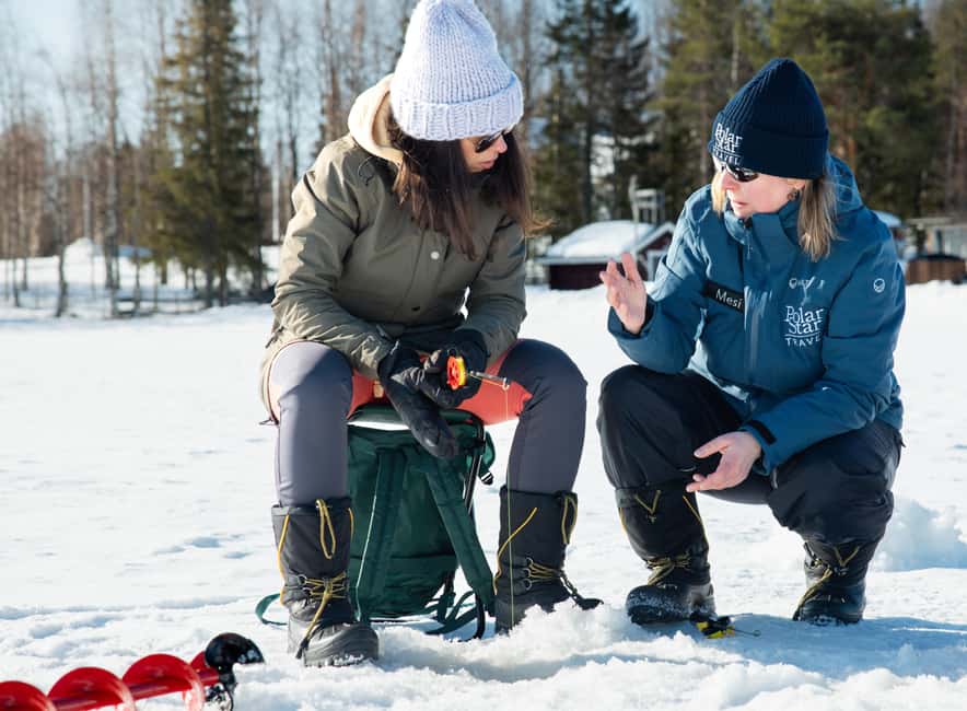 Levi: Arctic Ice-Fishing Experience - How the ice-fishing session works