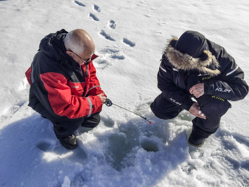 Levi: Ice Fishing by Snowmobile - How the guide affects the experience