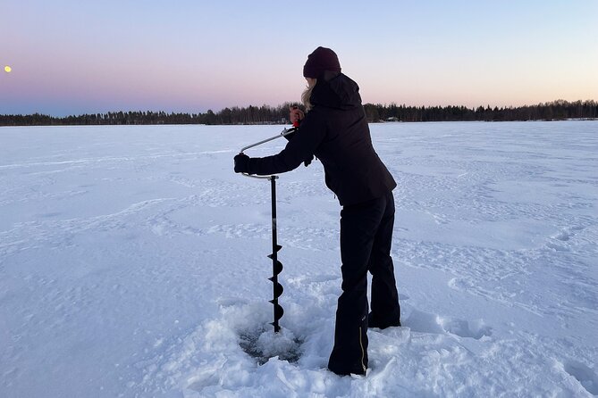 Levi: Small group ice fishing experience - Starting at the Levi Tourist Office