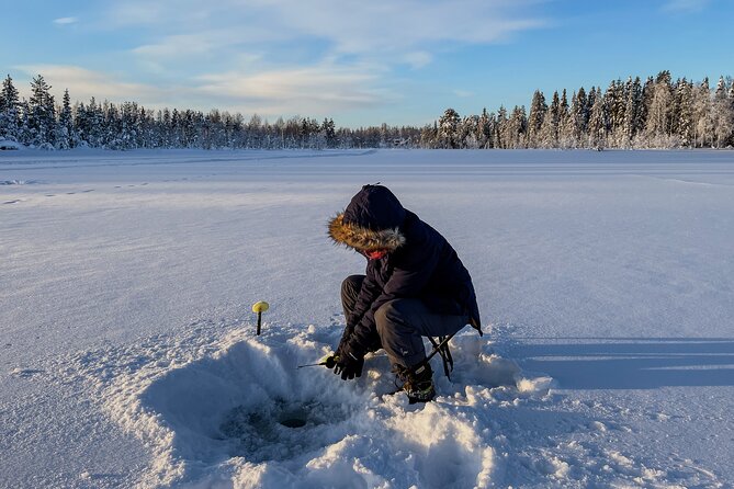 Levi: Small group ice fishing experience - What the $108.14 price gets you