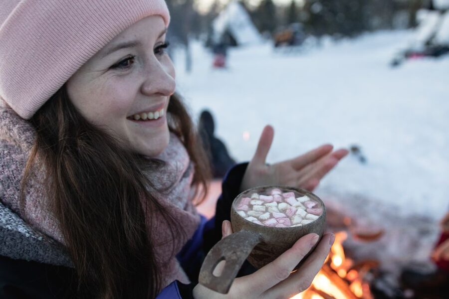 Levi: Snowmobile Safari with Ice Fishing and Outdoor Lunch - Key points at a glance