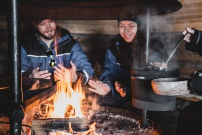 Snowmobile Safari with Ice Fishing and Outdoor Lunch
