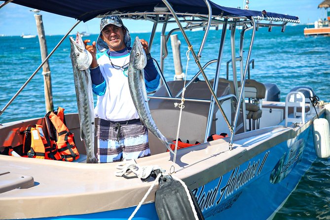 Local Fishing Plus Snorkeling Tour in Isla Mujeres - Snorkeling for 90 minutes around Isla Mujeres