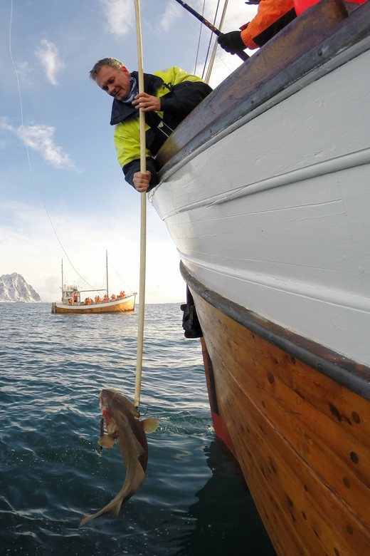 Lofoten: Traditional Fishing Trip - Fishing With a Line Wheel