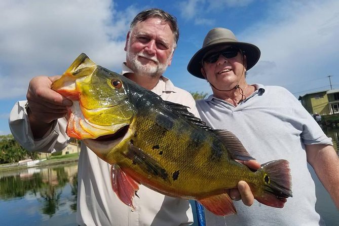 Miami Airport Lakes Peacock Bass Fishing Trip (1 to 4 ppl) - What the captain adds for beginners