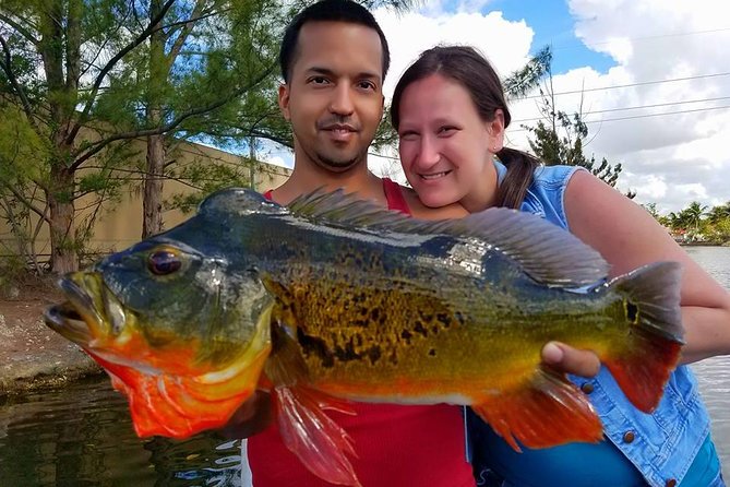 Miami Airport Lakes Peacock Bass Fishing Trip (1 to 4 ppl) - Who will enjoy this most?