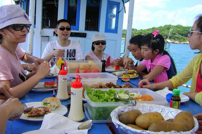 Mr. Tu Fishing Day Trip by Escort Boat from Koh Samui - Learning simple line fishing at the first spot