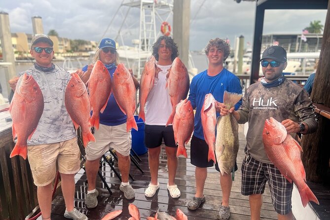 Naples 6 Hour Deep Sea Fishing - Getting set up with poles, bait, and a license
