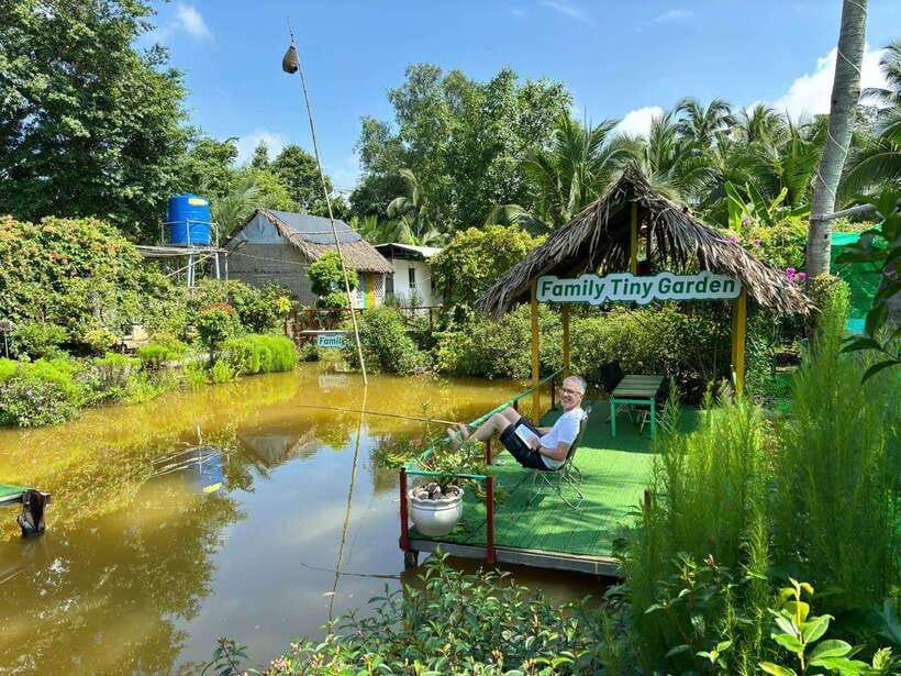 New Mekong Delta Nature 1Day: Bicycle-Kayak-Canoe & Fishing - Xom Trau Pagoda and the underground tunnel relic